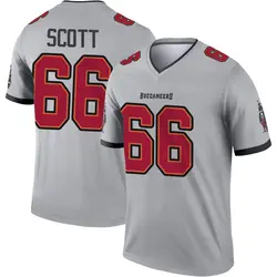 Nike Ben Scott Tampa Bay Buccaneers Legend Gray Inverted Jersey - Men's