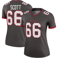 Nike Ben Scott Tampa Bay Buccaneers Legend Pewter Alternate Jersey - Women's