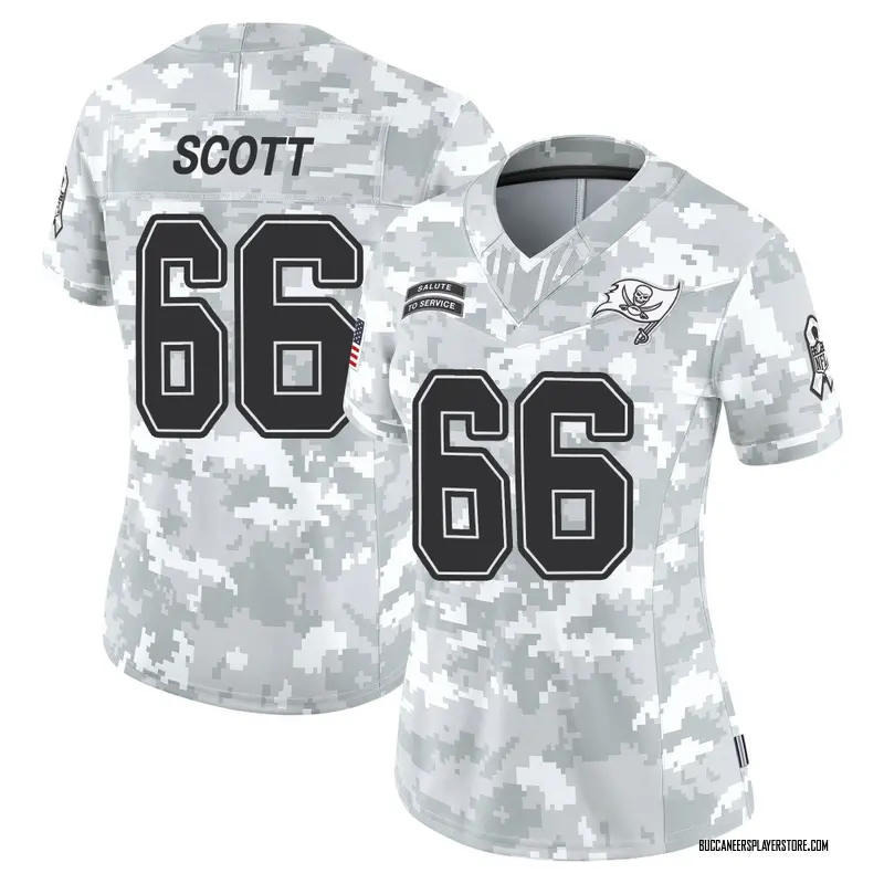 Nike Ben Scott Tampa Bay Buccaneers Limited Arctic Camo 2024 Salute to Service Jersey - Women's