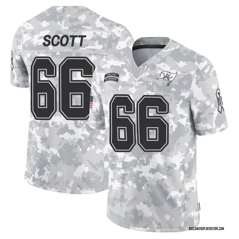 Nike Ben Scott Tampa Bay Buccaneers Limited Arctic Camo 2024 Salute to Service Jersey - Youth