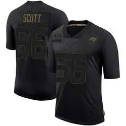 Nike Ben Scott Tampa Bay Buccaneers Limited Black 2020 Salute To Service Jersey - Men's