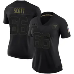 Nike Ben Scott Tampa Bay Buccaneers Limited Black 2020 Salute To Service Jersey - Women's