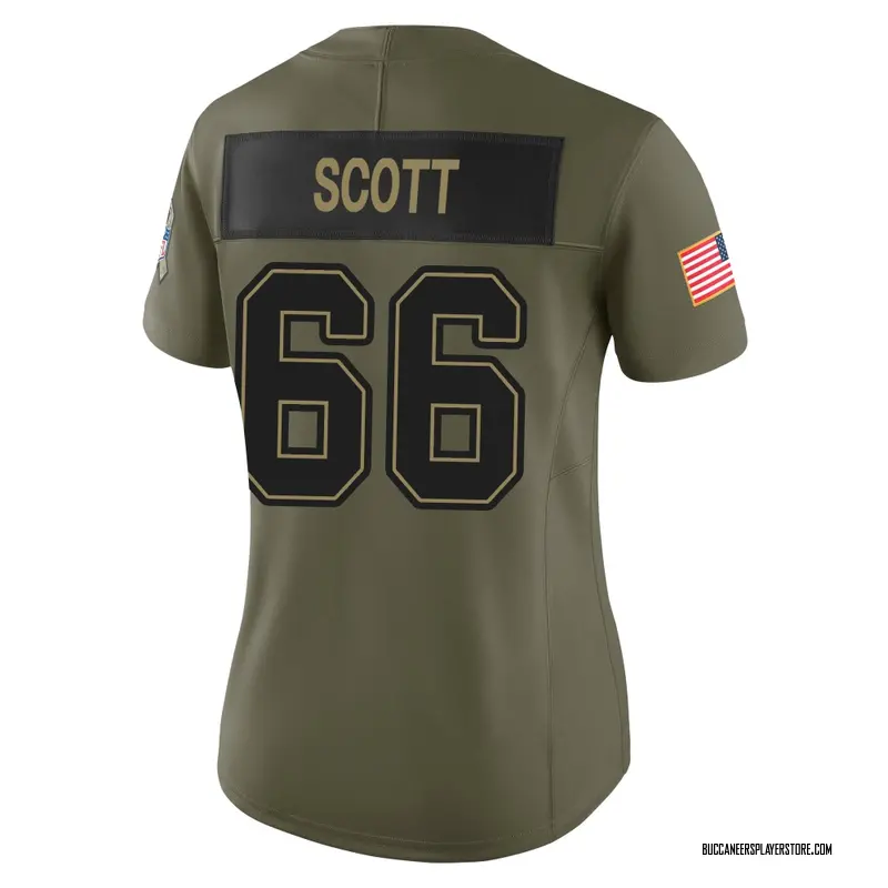 Nike Ben Scott Tampa Bay Buccaneers Limited Olive 2025 Salute to Service Jersey - Women's