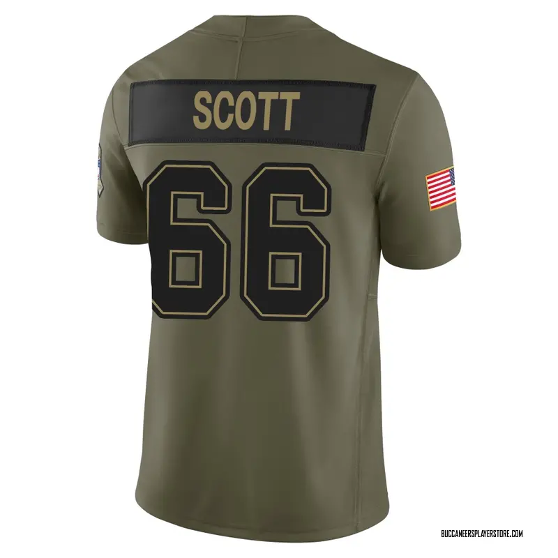 Nike Ben Scott Tampa Bay Buccaneers Limited Olive 2025 Salute to Service Jersey - Youth