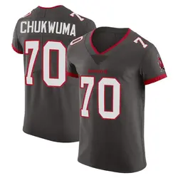 Nike Benjamin Chukwuma Tampa Bay Buccaneers Elite Pewter Alternate Vapor Jersey - Men's