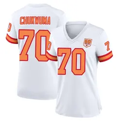 Nike Benjamin Chukwuma Tampa Bay Buccaneers Game White '76 50th Season Jersey - Women's