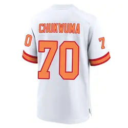 Nike Benjamin Chukwuma Tampa Bay Buccaneers Game White '76 50th Season Jersey - Youth