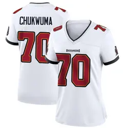 Nike Benjamin Chukwuma Tampa Bay Buccaneers Game White Jersey - Women's
