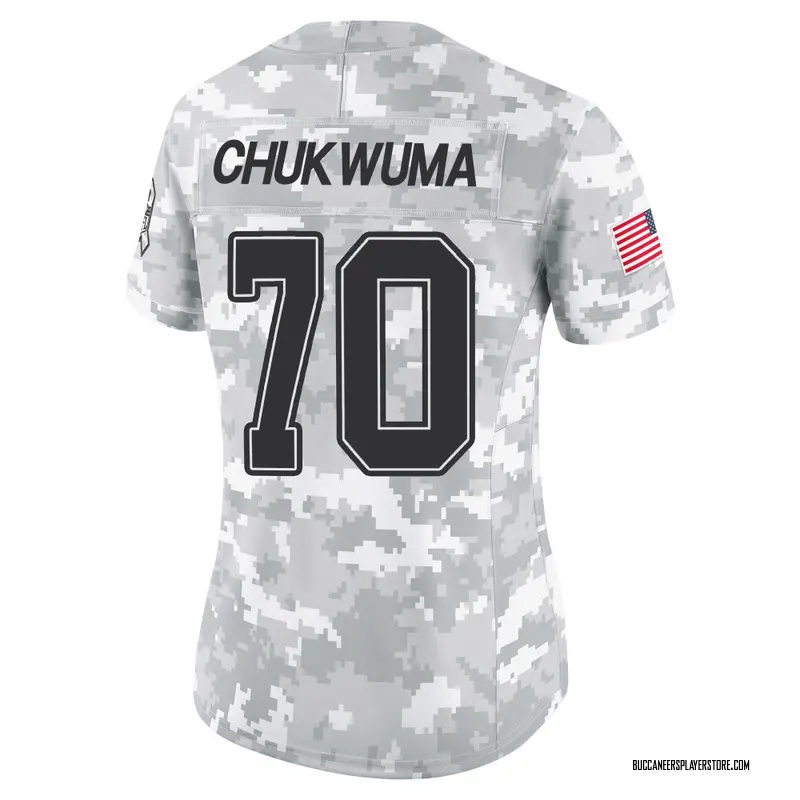 Nike Benjamin Chukwuma Tampa Bay Buccaneers Limited Arctic Camo 2024 Salute to Service Jersey - Women's