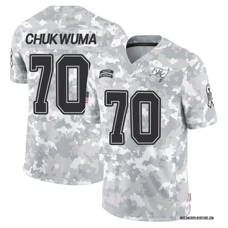 Nike Benjamin Chukwuma Tampa Bay Buccaneers Limited Arctic Camo 2024 Salute to Service Jersey - Youth