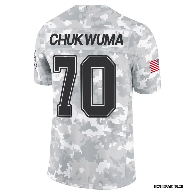 Nike Benjamin Chukwuma Tampa Bay Buccaneers Limited Arctic Camo 2024 Salute to Service Jersey - Youth