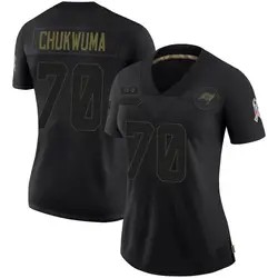 Nike Benjamin Chukwuma Tampa Bay Buccaneers Limited Black 2020 Salute To Service Jersey - Women's