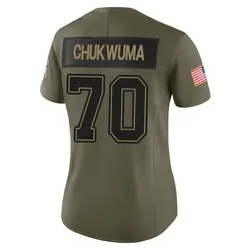 Nike Benjamin Chukwuma Tampa Bay Buccaneers Limited Olive 2025 Salute to Service Jersey - Women's
