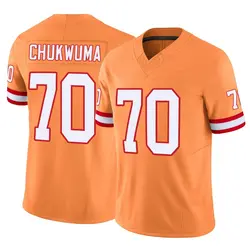 Nike Benjamin Chukwuma Tampa Bay Buccaneers Limited Orange Vapor F.U.S.E. Jersey - Men's