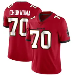 Nike Benjamin Chukwuma Tampa Bay Buccaneers Limited Red Team Color Vapor Untouchable Jersey - Men's