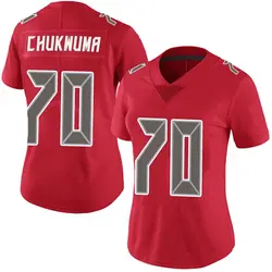 Nike Benjamin Chukwuma Tampa Bay Buccaneers Limited Red Team Color Vapor Untouchable Jersey - Women's