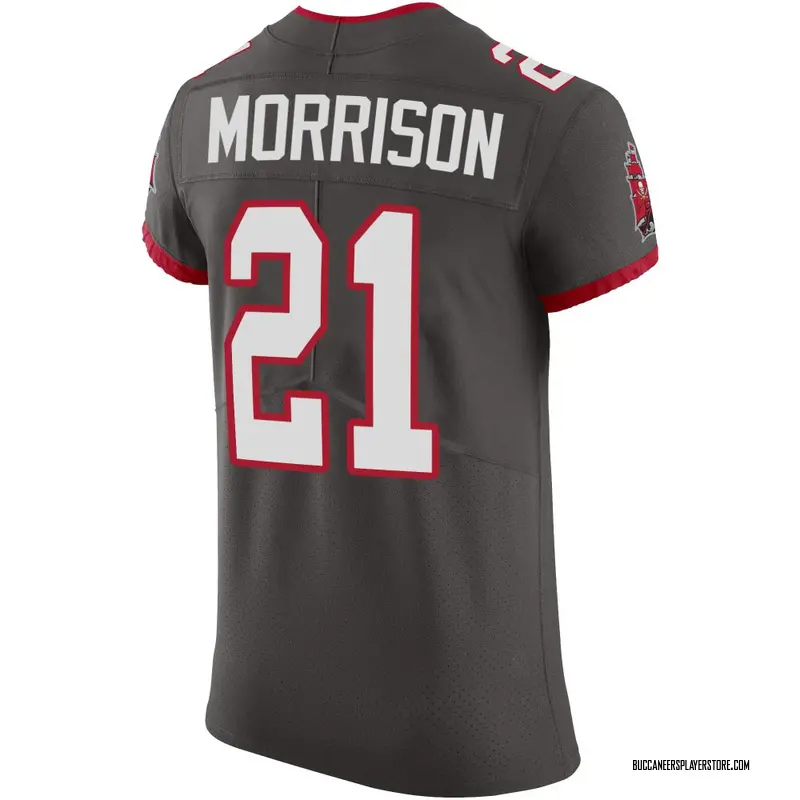 Nike Benjamin Morrison Tampa Bay Buccaneers Elite Pewter Alternate Vapor Jersey - Men's