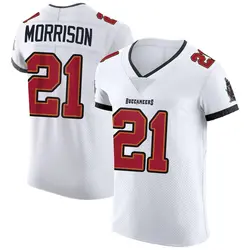 Nike Benjamin Morrison Tampa Bay Buccaneers Elite White Vapor Jersey - Men's