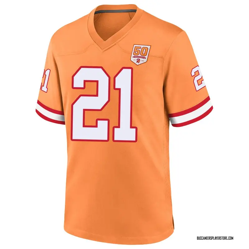 Nike Benjamin Morrison Tampa Bay Buccaneers Game Cream sicle 50th Season Jersey - Men's