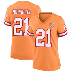 Nike Benjamin Morrison Tampa Bay Buccaneers Game Cream sicle 50th Season Jersey - Women's
