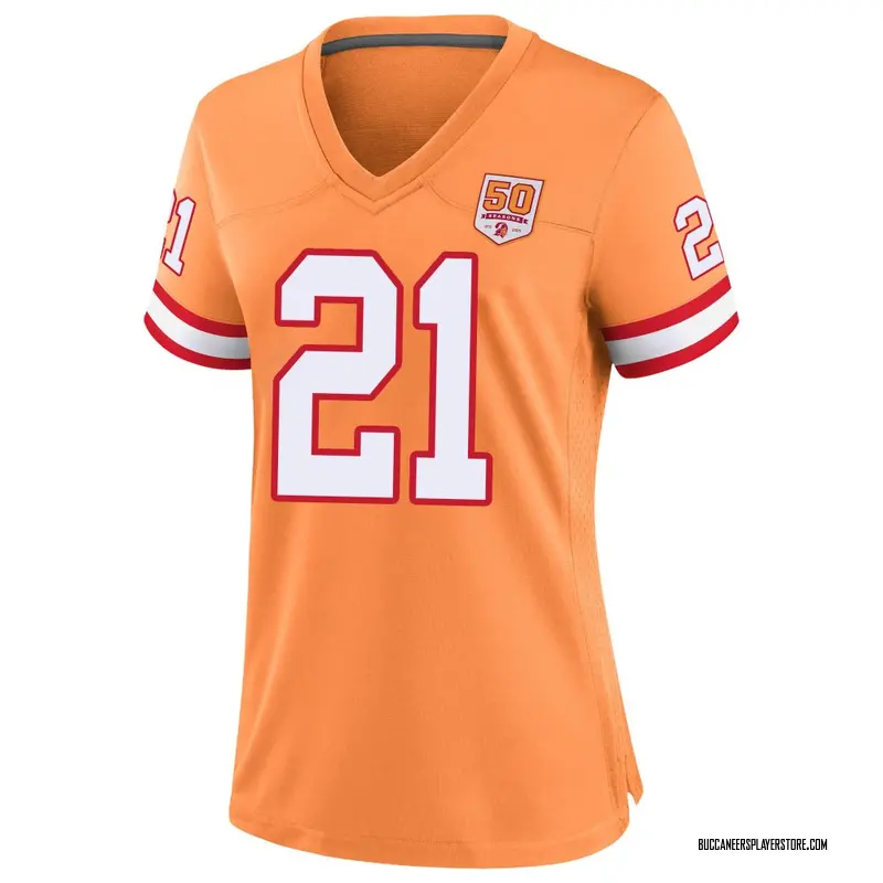 Nike Benjamin Morrison Tampa Bay Buccaneers Game Cream sicle 50th Season Jersey - Women's