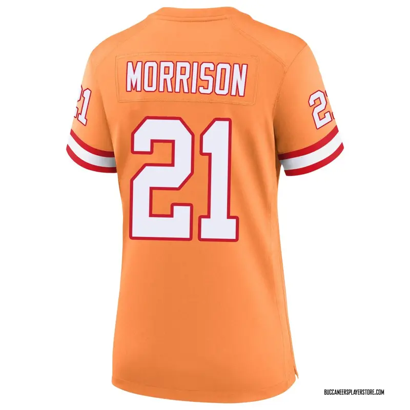 Nike Benjamin Morrison Tampa Bay Buccaneers Game Cream sicle 50th Season Jersey - Women's