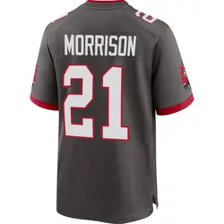 Nike Benjamin Morrison Tampa Bay Buccaneers Game Pewter Alternate Jersey - Men's