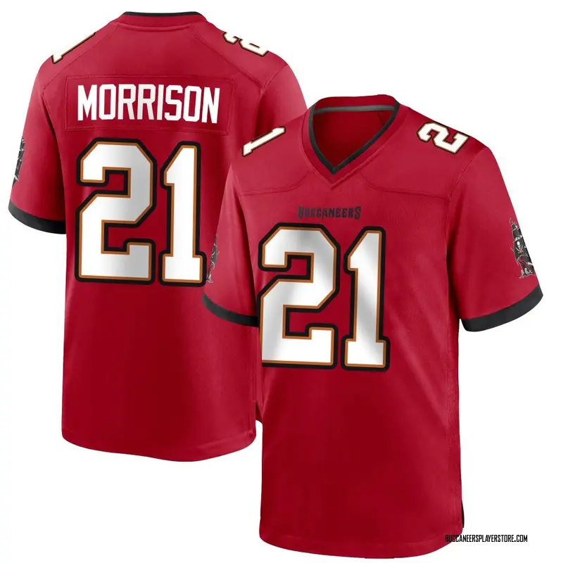 Nike Benjamin Morrison Tampa Bay Buccaneers Game Red Team Color Jersey - Men's