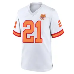 Nike Benjamin Morrison Tampa Bay Buccaneers Game White '76 50th Season Jersey - Men's