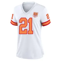 Nike Benjamin Morrison Tampa Bay Buccaneers Game White '76 50th Season Jersey - Women's
