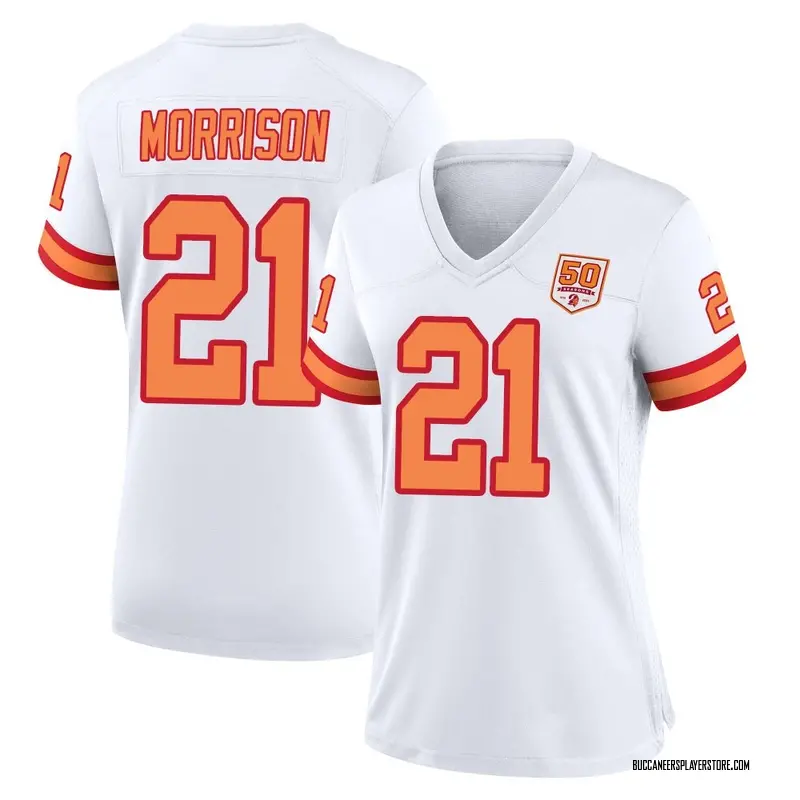 Nike Benjamin Morrison Tampa Bay Buccaneers Game White '76 50th Season Jersey - Women's