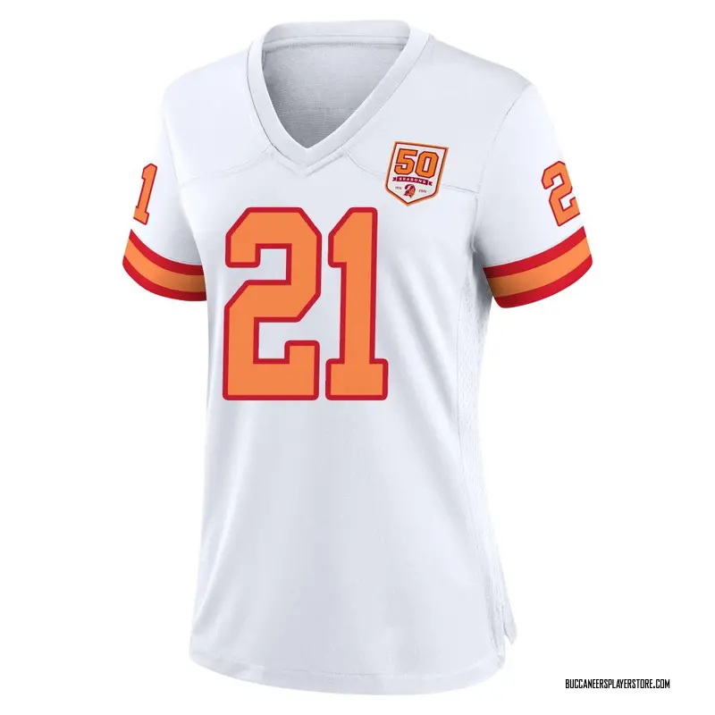 Nike Benjamin Morrison Tampa Bay Buccaneers Game White '76 50th Season Jersey - Women's