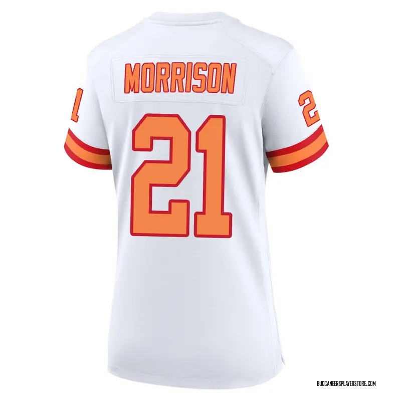 Nike Benjamin Morrison Tampa Bay Buccaneers Game White '76 50th Season Jersey - Women's