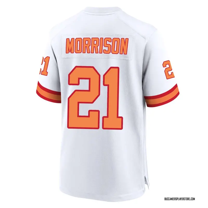 Nike Benjamin Morrison Tampa Bay Buccaneers Game White '76 50th Season Jersey - Youth