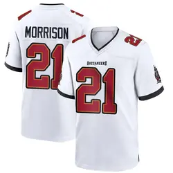 Nike Benjamin Morrison Tampa Bay Buccaneers Game White Jersey - Men's