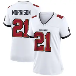 Nike Benjamin Morrison Tampa Bay Buccaneers Game White Jersey - Women's