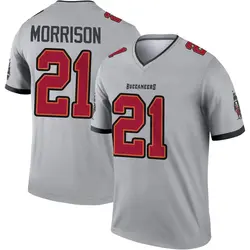 Nike Benjamin Morrison Tampa Bay Buccaneers Legend Gray Inverted Jersey - Youth