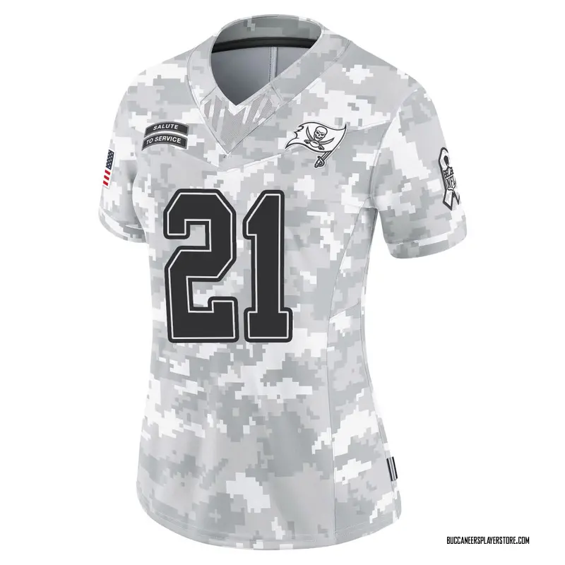 Nike Benjamin Morrison Tampa Bay Buccaneers Limited Arctic Camo 2024 Salute to Service Jersey - Women's