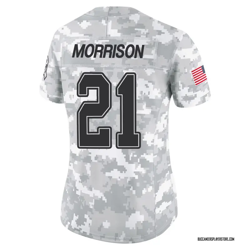 Nike Benjamin Morrison Tampa Bay Buccaneers Limited Arctic Camo 2024 Salute to Service Jersey - Women's