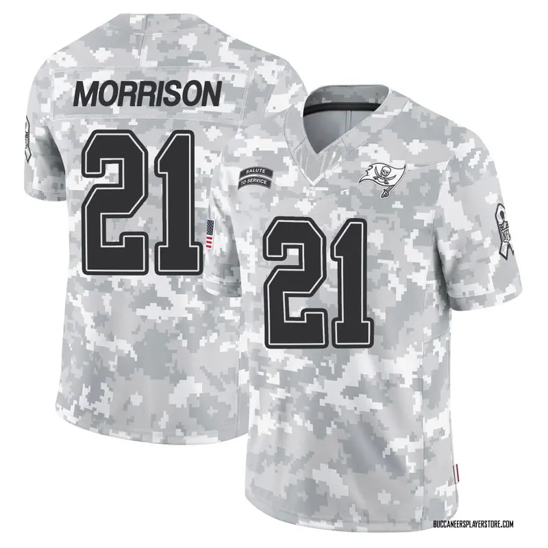 Nike Benjamin Morrison Tampa Bay Buccaneers Limited Arctic Camo 2024 Salute to Service Jersey - Youth