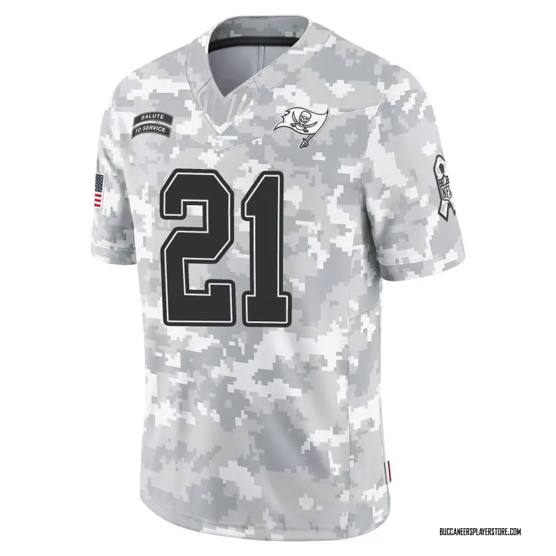 Nike Benjamin Morrison Tampa Bay Buccaneers Limited Arctic Camo 2024 Salute to Service Jersey - Youth