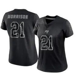 Nike Benjamin Morrison Tampa Bay Buccaneers Limited Black Reflective Jersey - Women's