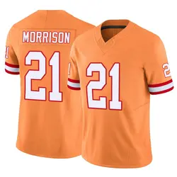 Nike Benjamin Morrison Tampa Bay Buccaneers Limited Orange Vapor F.U.S.E. Jersey - Men's