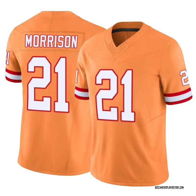 Nike Benjamin Morrison Tampa Bay Buccaneers Limited Orange Vapor F.U.S.E. Jersey - Men's