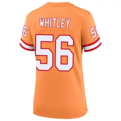 Nike Benton Whitley Tampa Bay Buccaneers Game Cream sicle 50th Season Jersey - Women's