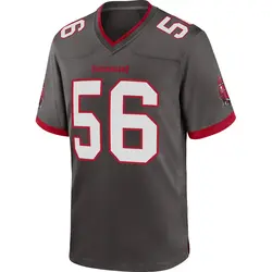 Nike Benton Whitley Tampa Bay Buccaneers Game Pewter Alternate Jersey - Men's