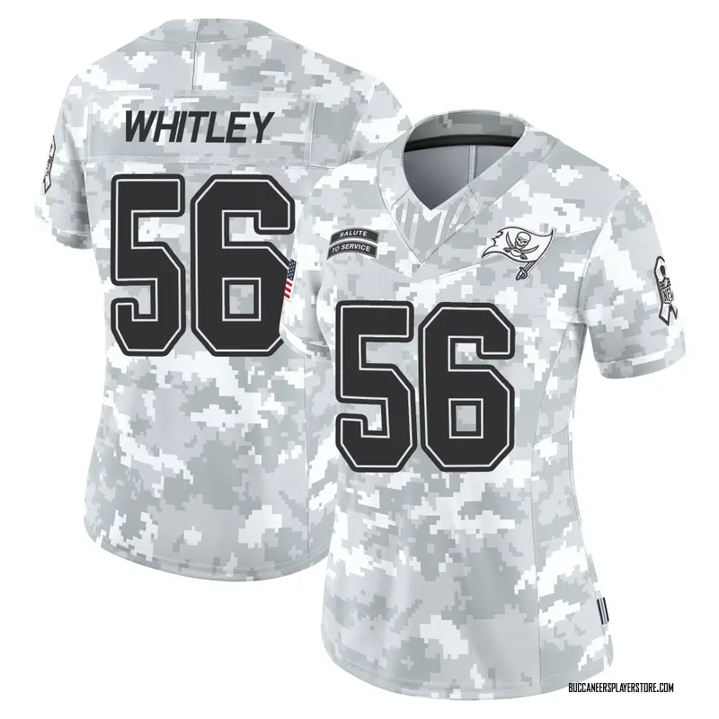 Nike Benton Whitley Tampa Bay Buccaneers Limited Arctic Camo 2024 Salute to Service Jersey - Women's