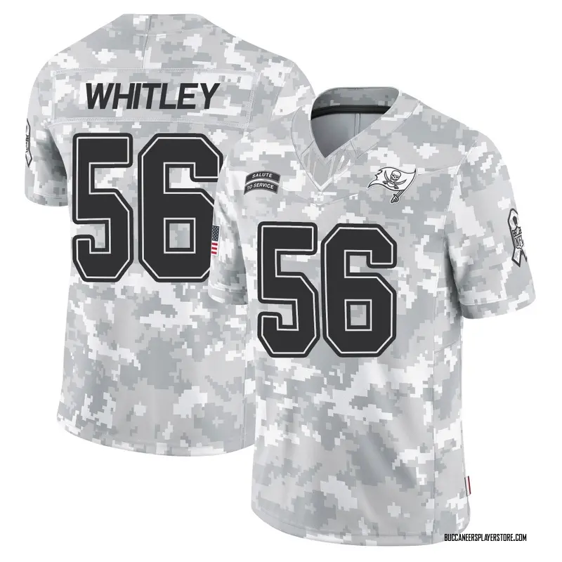 Nike Benton Whitley Tampa Bay Buccaneers Limited Arctic Camo 2024 Salute to Service Jersey - Youth