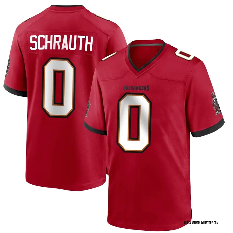 Nike Billy Schrauth Tampa Bay Buccaneers Game Red Team Color Jersey - Youth