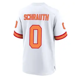 Nike Billy Schrauth Tampa Bay Buccaneers Game White '76 50th Season Jersey - Youth